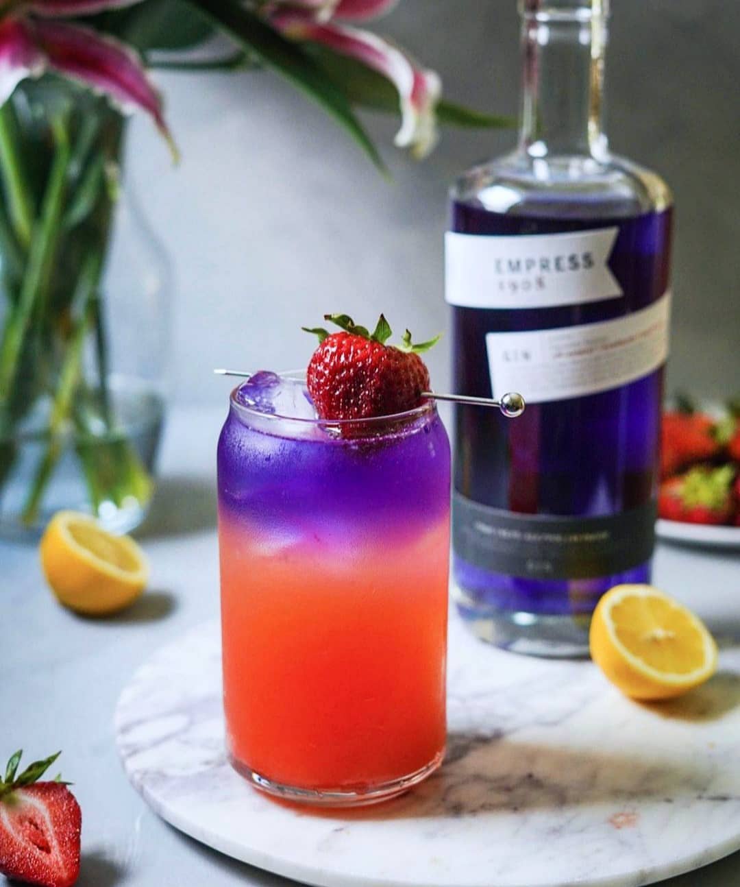 Summer Sunset - Easy Cocktails With Gin Spirits