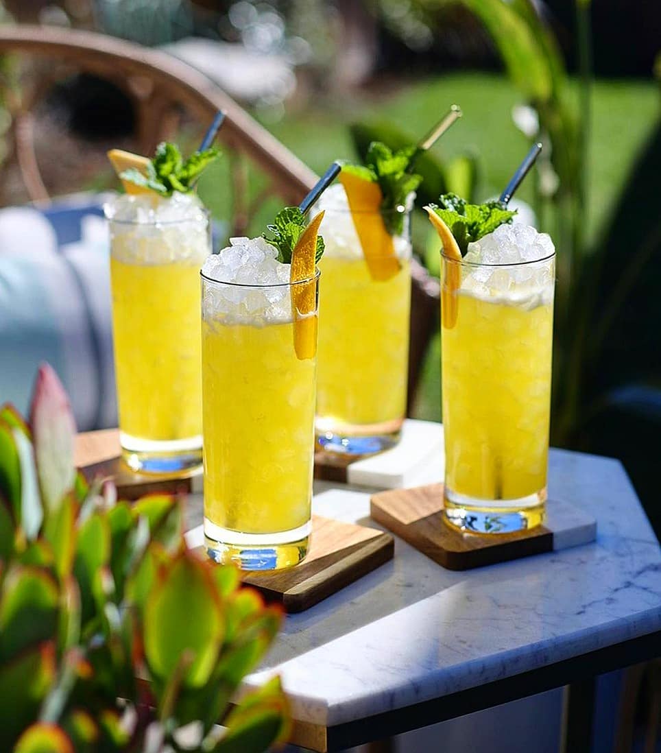 Yellow Chartrezzle Swizzle - Easy Cocktails With Rum Spirits